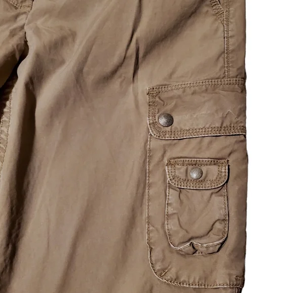 J.Crew Chino Cargo Pants Khaki Tan Size 10T Tall Women’s Like New 100% Cotton - Picture 7 of 10